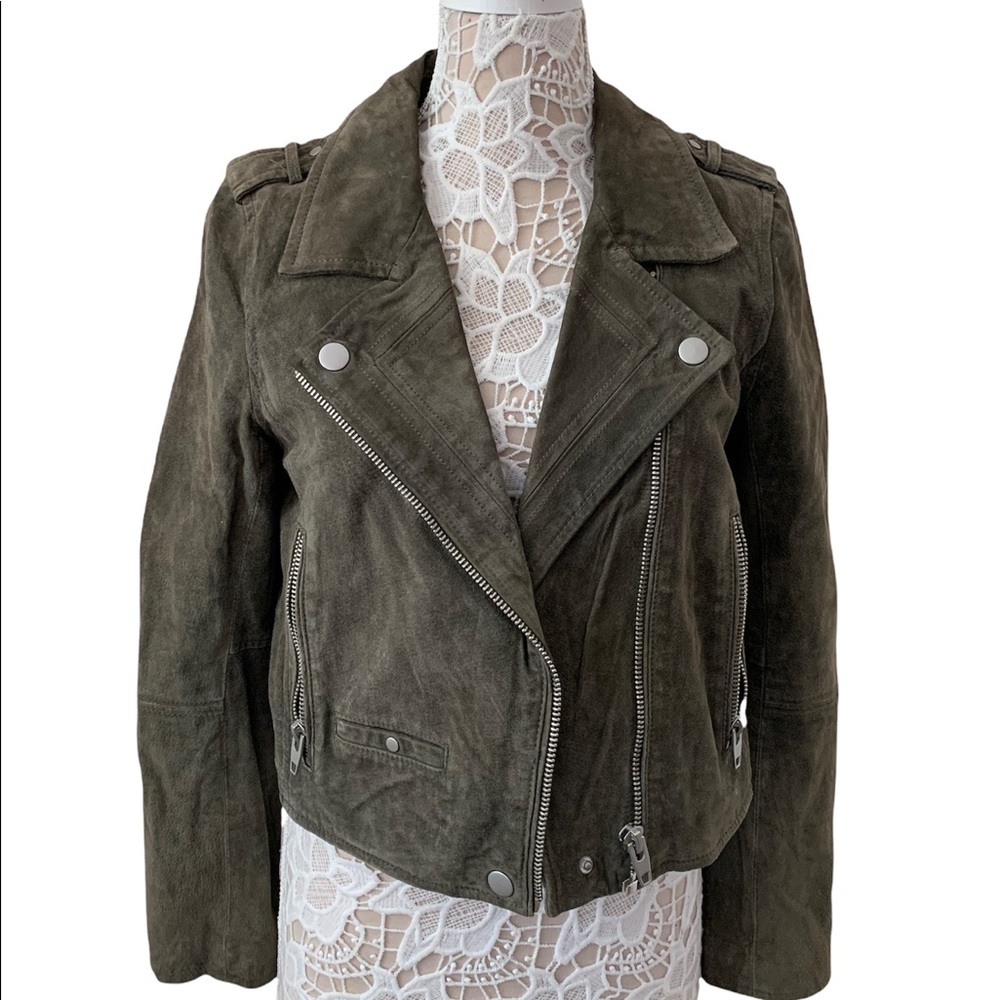 SL8 leather jacket sz 8